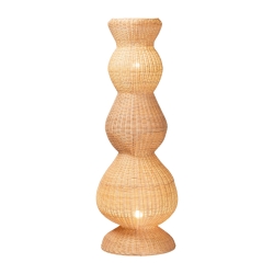 bali & pari Blanche Natural Rattan Floor Lamp Baxton Studio restaurant furniture, hotel furniture, commercial furniture, wholesale lighting furniture, wholesale floor lamp, classic floor lamp